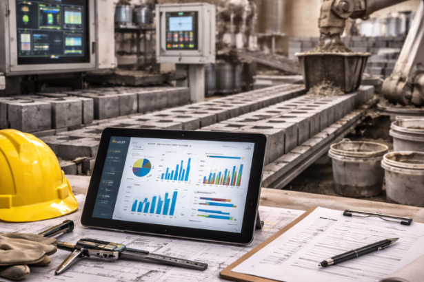 A digitalização melhora o controle de processos na fabricação de artefatos de concreto, como explica Valderci Malagosini Machado.